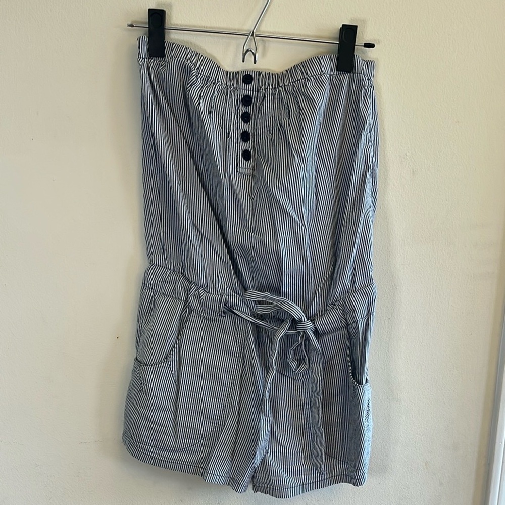 Mossimo Supply Co. Sleeveless Striped Romper